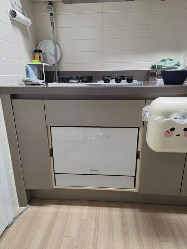 6인용 식세기 이전설치 · 빌트인 시공 후